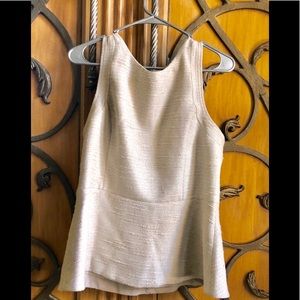 Banana Republic dressy top with peplum. Great cond